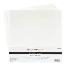 Spellbinders Chipboard Sheets 12X12 10/Pkg - White