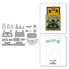 Spellbinders Stamp &amp; Die Set By Wendy Vecchi - Halloween Gifting