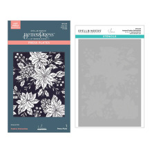 Spellbinders Press Plate &amp; Stencil Bundle - Festive Poinsettias