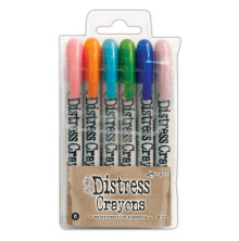 Tim Holtz Distress Crayon Set - 6