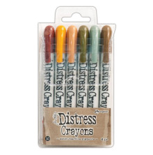 Tim Holtz Distress Crayon Set - 10