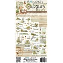 49 And Market Rub-On Transfer Set 6X12 - Cottagecore