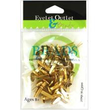 Eyelet Outlet Round Brads 8mm 40/Pkg - Gold