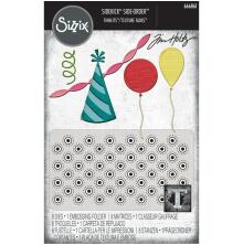 Tim Holtz Sizzix Sidekick Embossing Folder &amp; Die Set - Vault Celebrate 666861