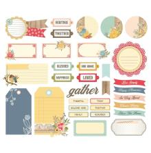 Simple Stories Bits &amp; Pieces Die-Cuts 33/Pkg - Front Porch Journal