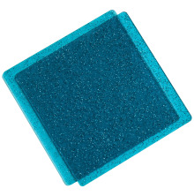 Sizzix Accessory Cutting Pads 6X6 1pair - Teal With Glitter