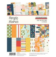 Simple Stories Double-Sided Paper Pad 6X8 - For The Record