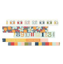 Simple Stories Washi Tape 5/Pkg - For The Record