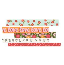 Simple Stories Washi Tape 5/Pkg - Heartstrings