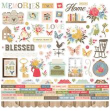 Simple Stories Sticker Sheet 12X12 - Front Porch