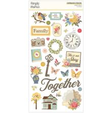 Simple Stories Chipboard Stickers 6X12 - Front Porch