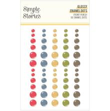 Simple Stories Enamel Dots 60/Pkg - Front Porch