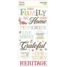 Simple Stories Foam Stickers 49/Pkg - Front Porch