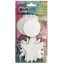 Dylusions Dyamond Boards - Baubles &amp; Stars Small