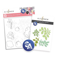 Altenew Stencil &amp; Add-On Die Bundle - Nature Splashes