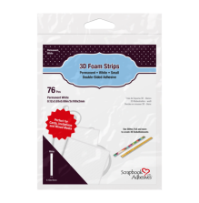 Scrapbook Adhesives 3L 3D Strips - White