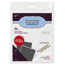 Scrapbook Adhesives 3L 3D Strips - Medium Black