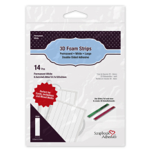 Scrapbook Adhesives 3L 3D Strips - Large White