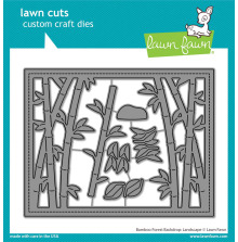 Lawn Fawn Dies - Bamboo Forest Backdrop: Landscape LF3617