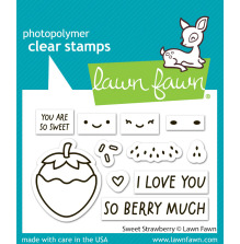 Lawn Fawn Clear Stamps 2X3 - Sweet Strawberry LF3602