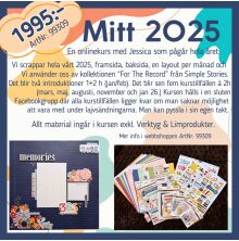 Onlinekurs - Mitt 2025 Layouter med Jessica