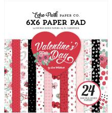 Echo Park Double-Sided Paper Pad 6X6 - Valentines Day