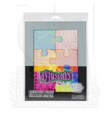 Dylusions Puzzle Stencil Template - Rectangle