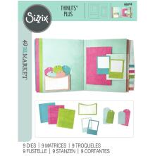 Sizzix Thinlits Plus Die Set By 49 &amp; Market - Journal Essential Pages 666744