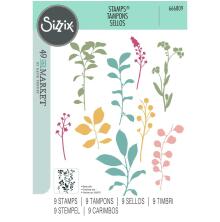 Sizzix Clear Stamps By 49 And Market - Fine Stems 01 666809