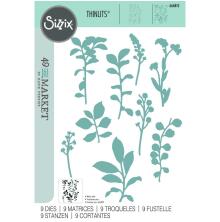 Sizzix Die Set By 49 And Market - Fine Stems 02 666810