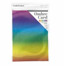 Tonic Studios Craft Perfect A4 Glitter Card - Kaleidoscope Ombre 8893E