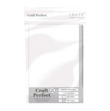 Tonic Studios Craft Perfect Cards &amp; Envelopes 5X7 10/Pkg - Bright White 9279E