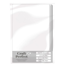 Tonic Studios Craft Perfect Cards &amp; Envelopes 5X7 50/Pkg - Bright White 9281E