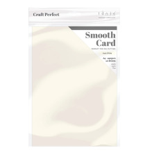 Tonic Studios Craft Perfect Smooth Card A4 240gsm 10/Pkg - Ivory White 9897E