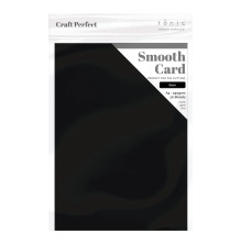 Tonic Studios Craft Perfect Smooth Card A4 240gsm 10/Pkg - Jet Black 9896E