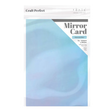 Tonic Studios Craft Perfect Mirror Card A4 - Bejeweled Blue Iridescent 8720E