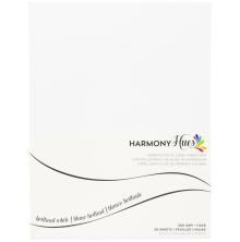 Harmony Hues 110# Cardstock 8.5X11 50/Pkg - Brilliant White