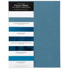 Harmony Precious Metals Cardstock 8.5X11 20/Pkg - Teal