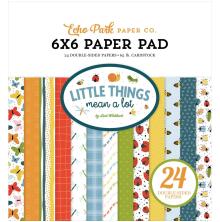 Echo Park Double-Sided Paper Pad 6X6 - Little Things Mean A Lot