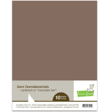 Lawn Fawn Cardstock - Chocolate Bar LF1936