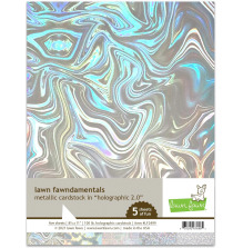 Lawn Fawn Cardstock - Metallic Holographic 2.0 LF2499