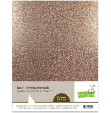 Lawn Fawn Cardstock - Sparkle Kraft LF3295