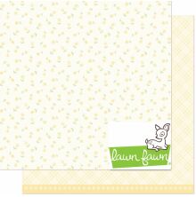 Lawn Fawn Bitsy Blooms Paper 12X12 - Daisy