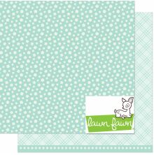 Lawn Fawn Bitsy Blooms Paper 12X12 - Begonia