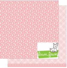 Lawn Fawn Bitsy Blooms Paper 12X12 - Primrose