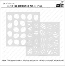 Lawn Fawn Coloring Stencils - Easter Egg Background LF3692