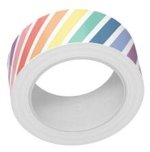 Lawn Fawn Washi Tape - Rainbow Diagonal Stripes LF3642