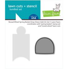 Lawn Fawn Dies - Reveal Wheel Spring Basket Drop-Down LF3665