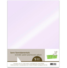 Lawn Fawn Vellum - Pearlescent Lavender Pastel LF3656