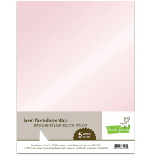 Lawn Fawn Vellum - Pearlescent Pink Pastel LF3655